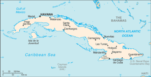 Cities in Cuba